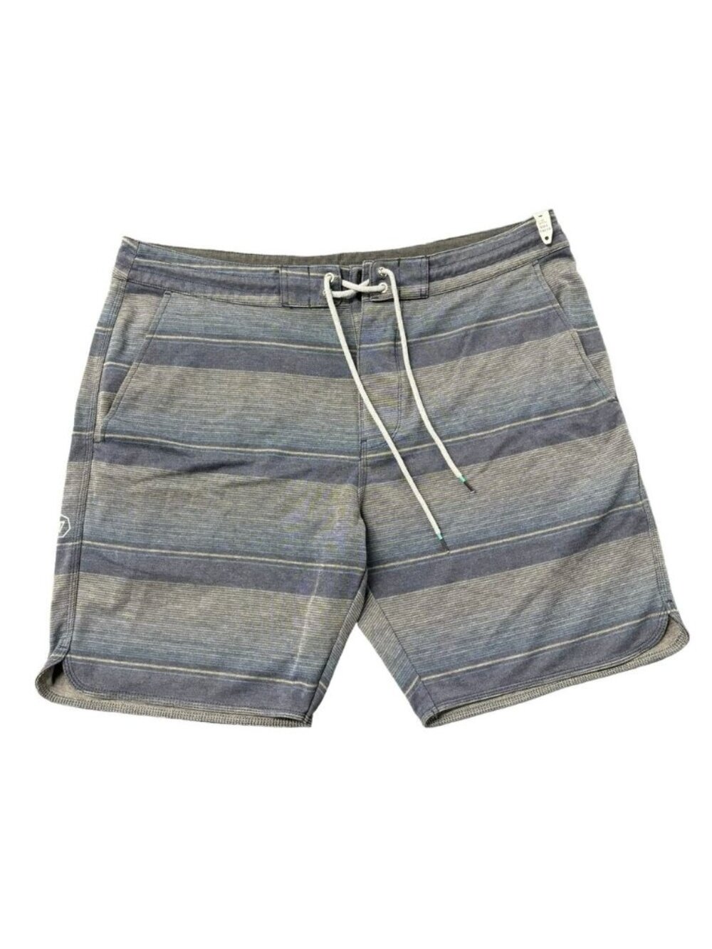 Vissla Sofa Surfer‎ Shorts Men’s XL Board Hybrid Swim trunks Blue Stripes Casual